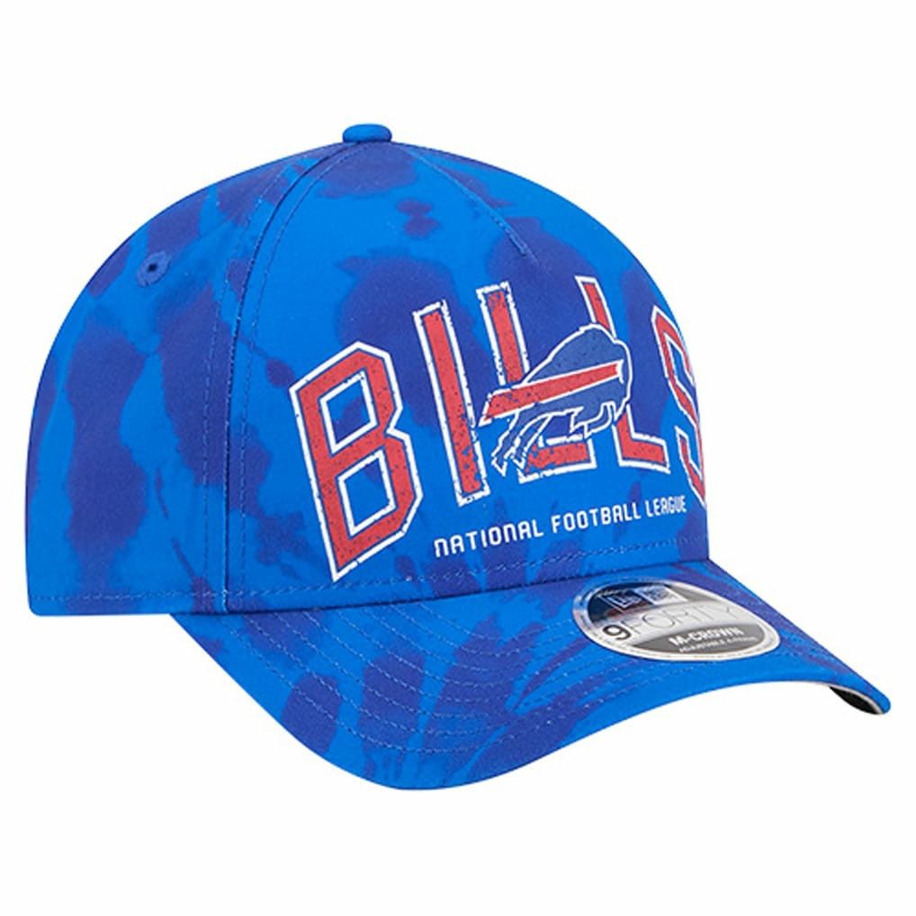 Buffalo Bills New Era Tie Dye Fade 9Forty M-Crown A-Frame Adjustable Hat