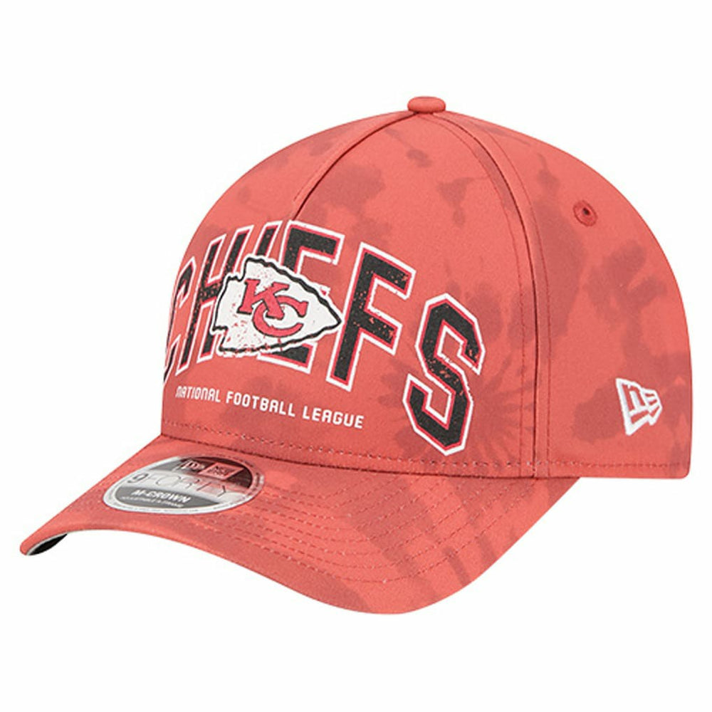 Kansas City Chiefs New Era Tie Dye Fade 9Forty M-Crown A-Frame Adjustable Hat