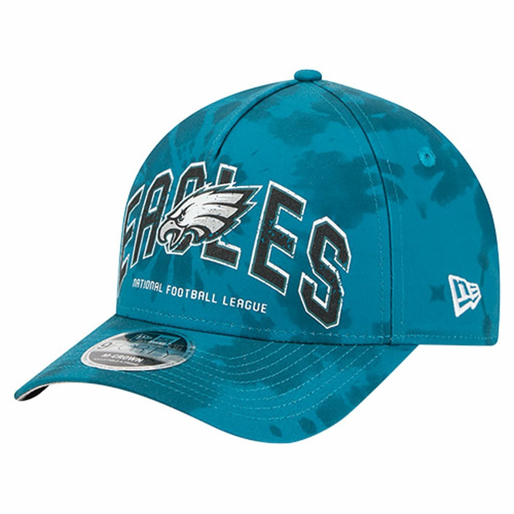 Philadelphia Eagles New Era Tie Dye Fade 9Forty M-Crown A-Frame Adjustable Hat