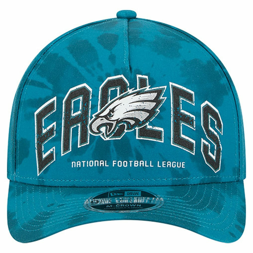Philadelphia Eagles New Era Tie Dye Fade 9Forty M-Crown A-Frame Adjustable Hat