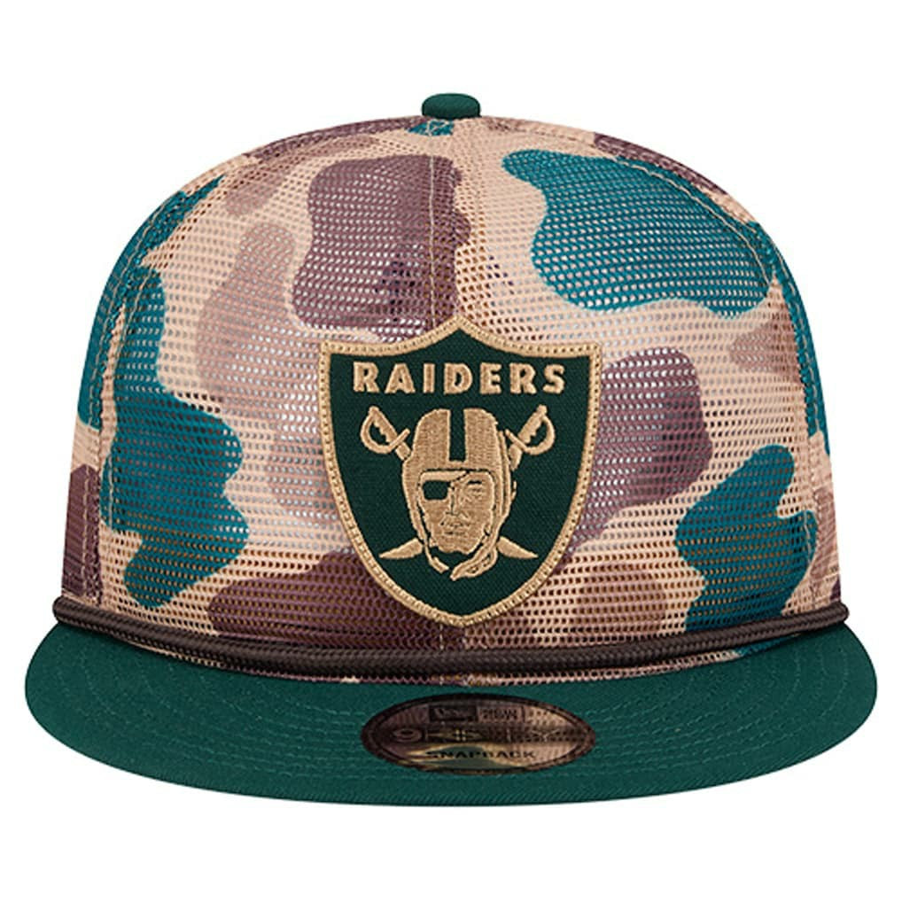 Las Vegas Raiders New Era Duck Camo 9FIFTY Snapback Hat