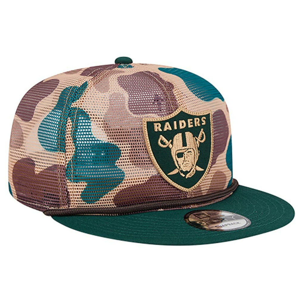 Las Vegas Raiders New Era Duck Camo 9FIFTY Snapback Hat