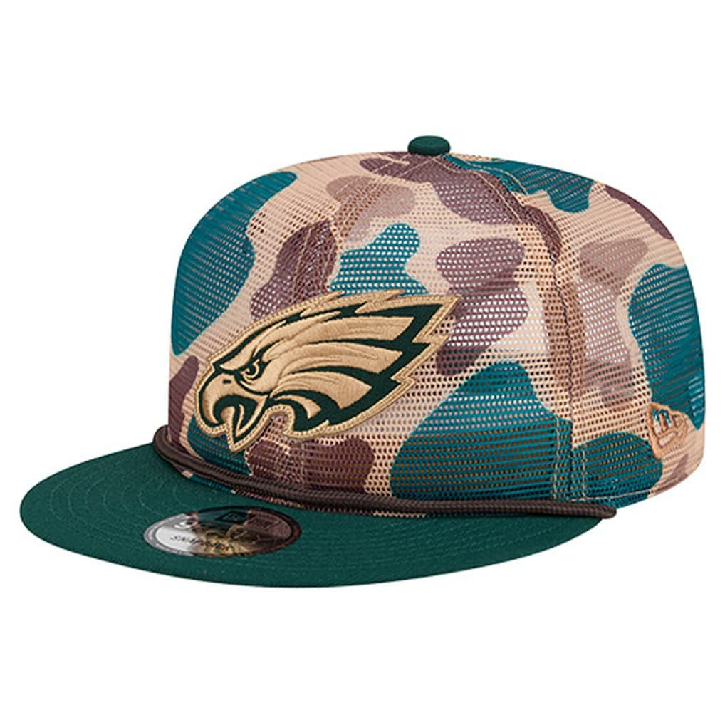 Philadelphia Eagles New Era Duck Camo 9FIFTY Snapback Hat
