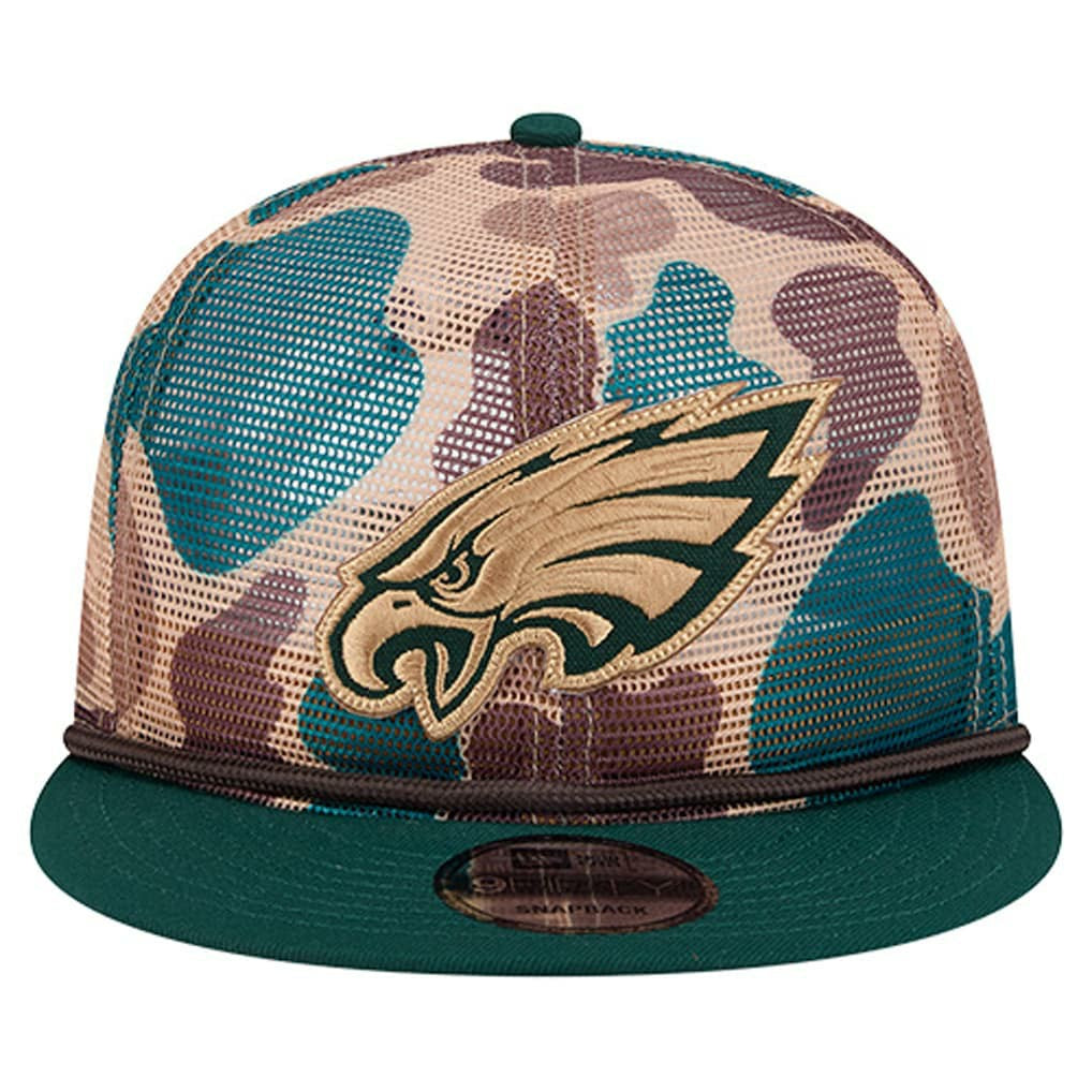 Philadelphia Eagles New Era Duck Camo 9FIFTY Snapback Hat