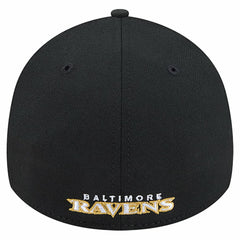 Baltimore Ravens New Era Overlap Logo 39THIRTY Stretch Fit Hat