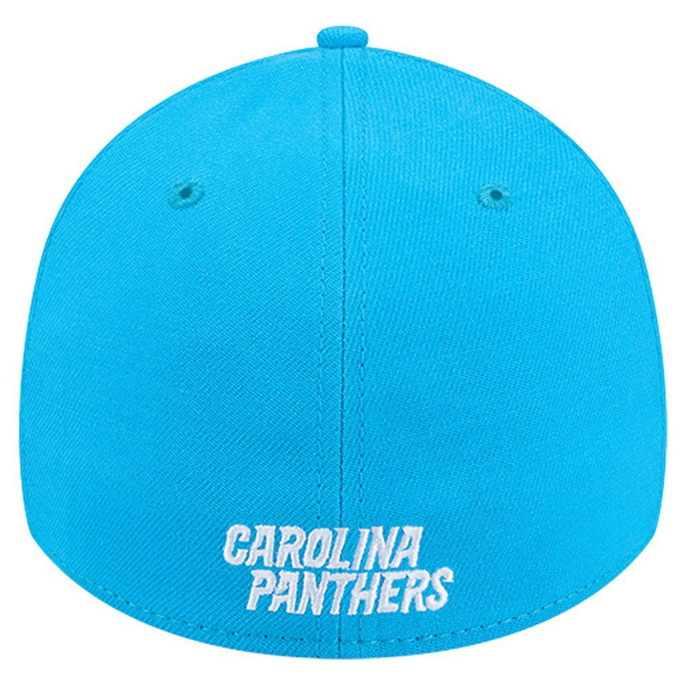 Carolina Panthers New Era Overlap Logo 39THIRTY Stretch Fit Hat