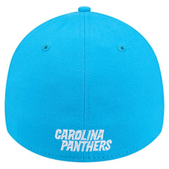 Carolina Panthers New Era Overlap Logo 39THIRTY Stretch Fit Hat
