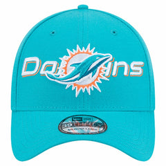 Miami Dolphins New Era Overlap Logo 39THIRTY Stretch Fit Hat