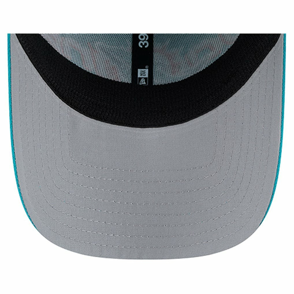 Miami Dolphins New Era Overlap Logo 39THIRTY Stretch Fit Hat