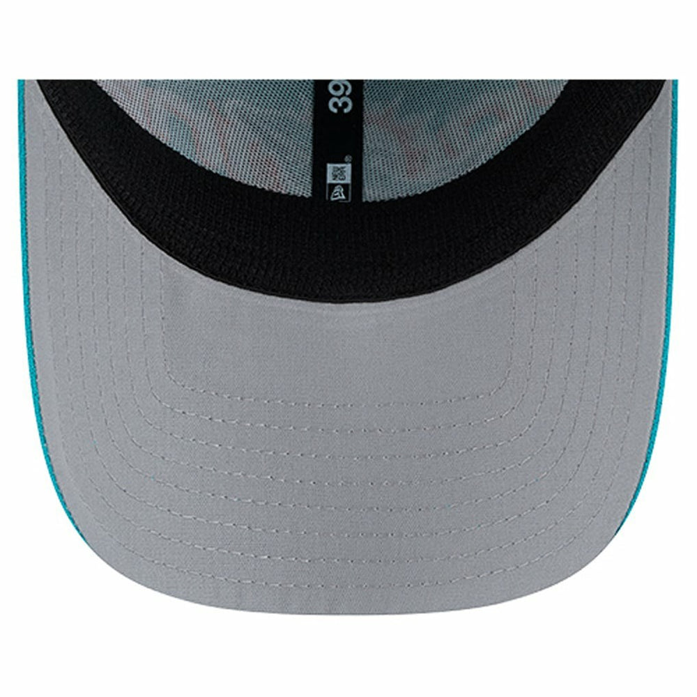 Miami Dolphins New Era Overlap Logo 39THIRTY Stretch Fit Hat