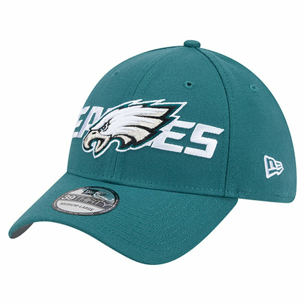 Philadelphia Eagles New Era Overlap Logo 39THIRTY Stretch Fit Hat