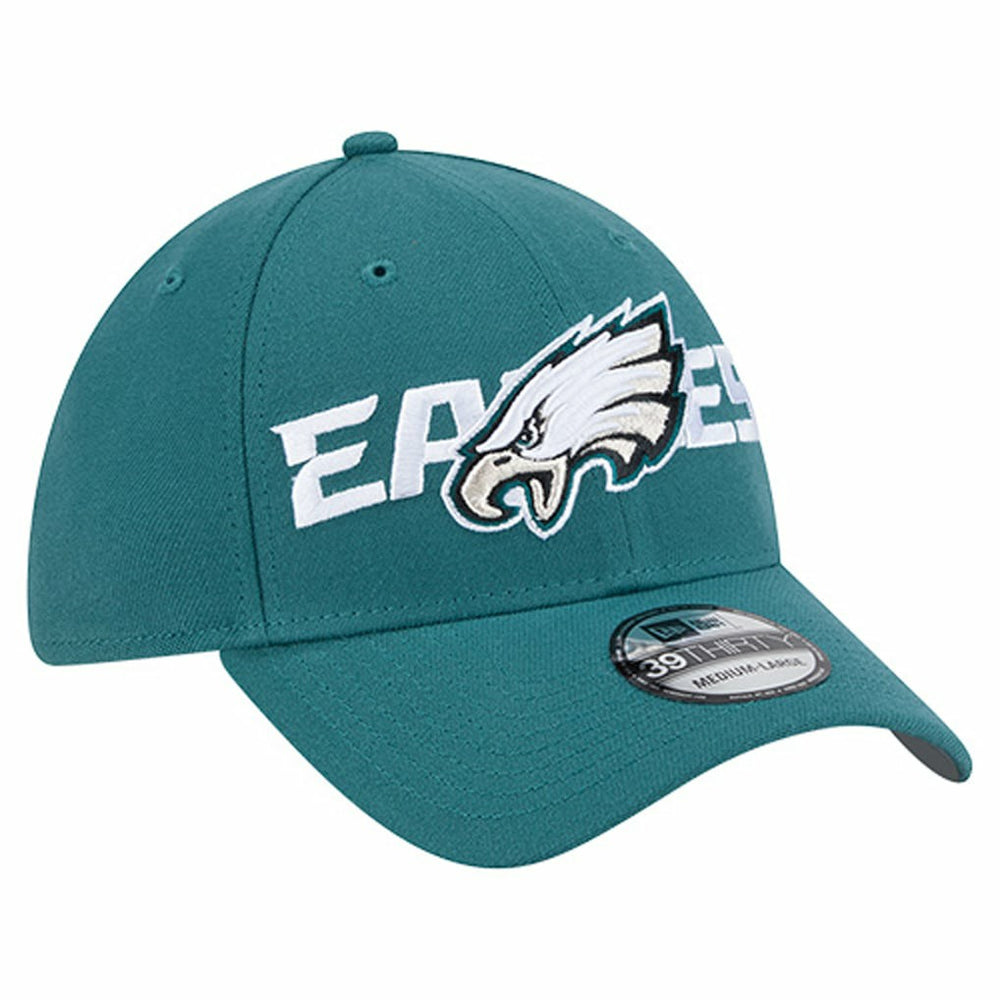 Philadelphia Eagles New Era Overlap Logo 39THIRTY Stretch Fit Hat