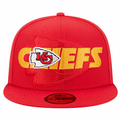 Kansas City Chiefs New Era Overlap Wordmark 59FIFTY Fitted Hat