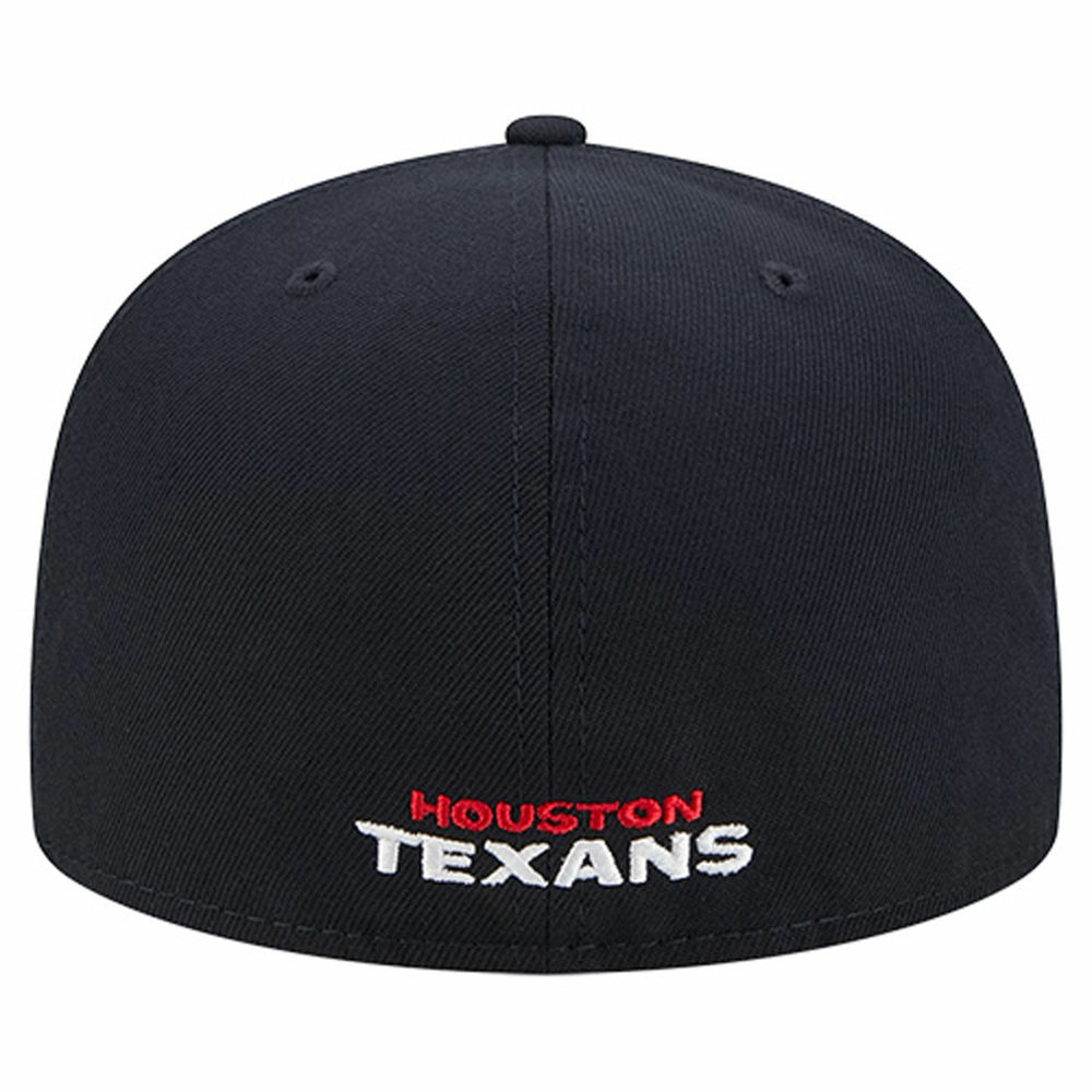 Houston Texans New Era Overlap Wordmark 59FIFTY Fitted Hat