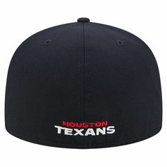 Houston Texans New Era Overlap Wordmark 59FIFTY Fitted Hat