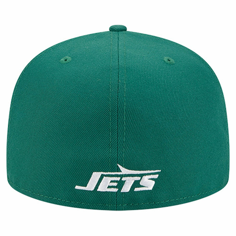 New York Jets New Era Overlap Wordmark 59FIFTY Fitted Hat