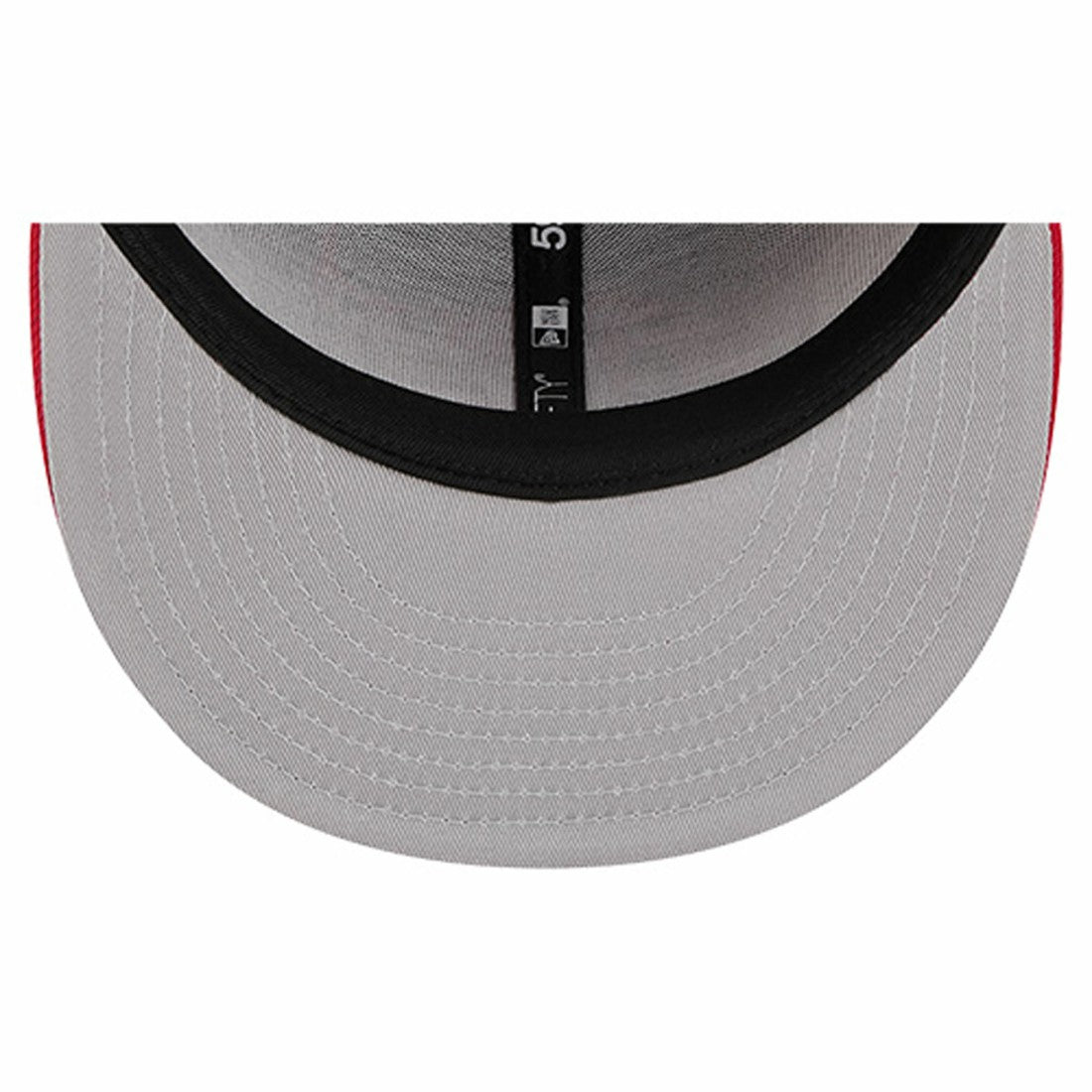 Tampa Bay Buccaneers New Era Overlap Wordmark 59FIFTY Fitted Hat