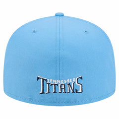 Tennessee Titans New Era Overlap Wordmark 59FIFTY Fitted Hat