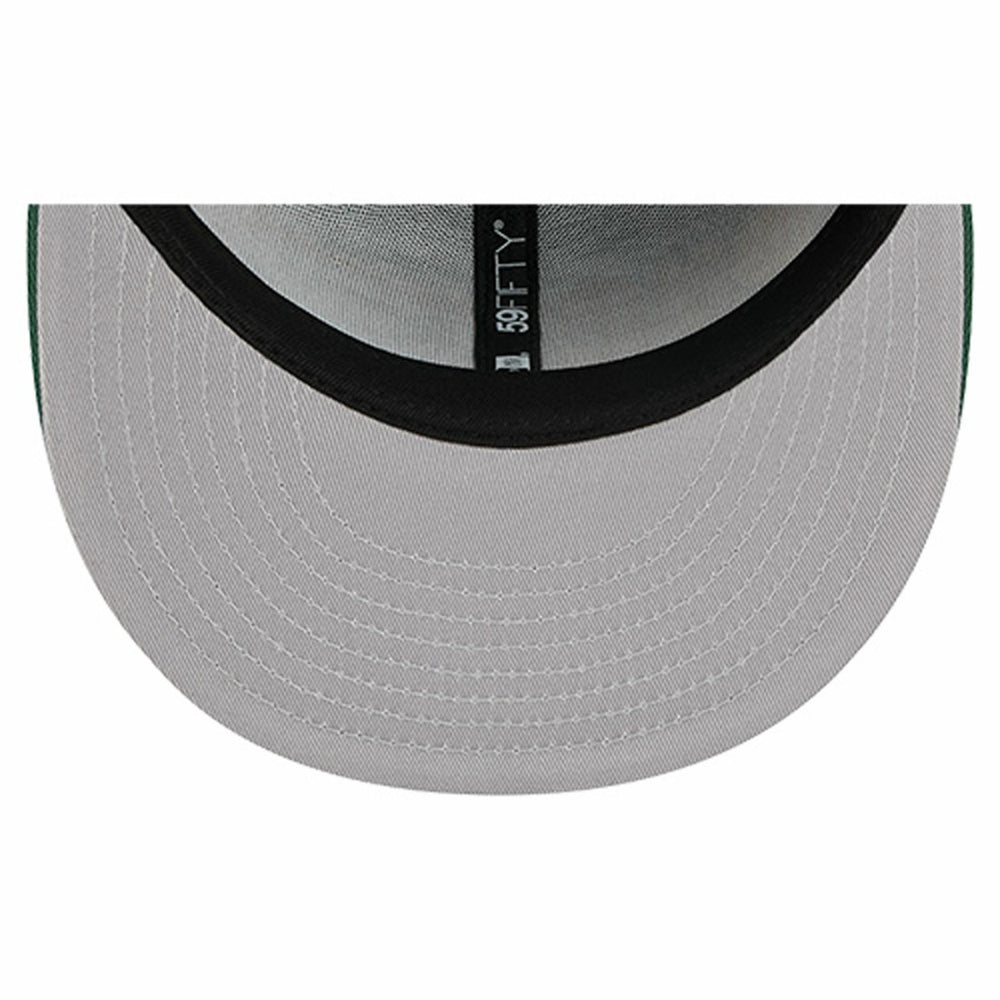 Green Bay Packers New Era Overlap Wordmark 59FIFTY Fitted Hat