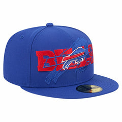 Buffalo Bills New Era Overlap Wordmark 59FIFTY Fitted Hat