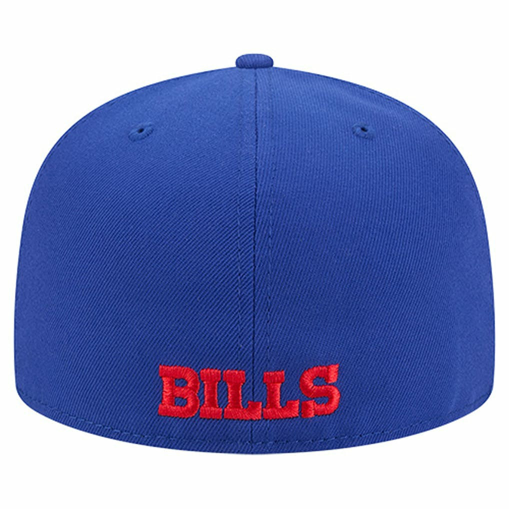 Buffalo Bills New Era Overlap Wordmark 59FIFTY Fitted Hat