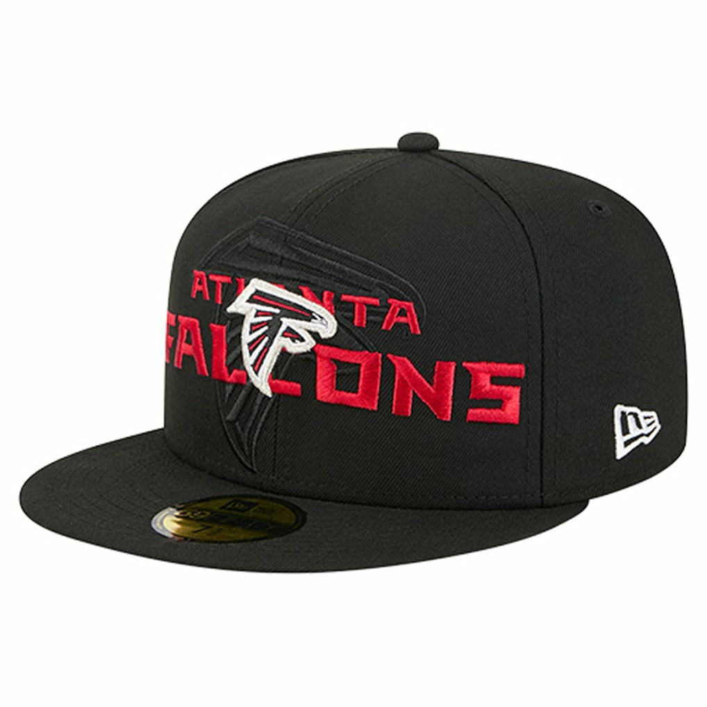 Atlanta Falcons New Era Overlap Wordmark 59FIFTY Fitted Hat