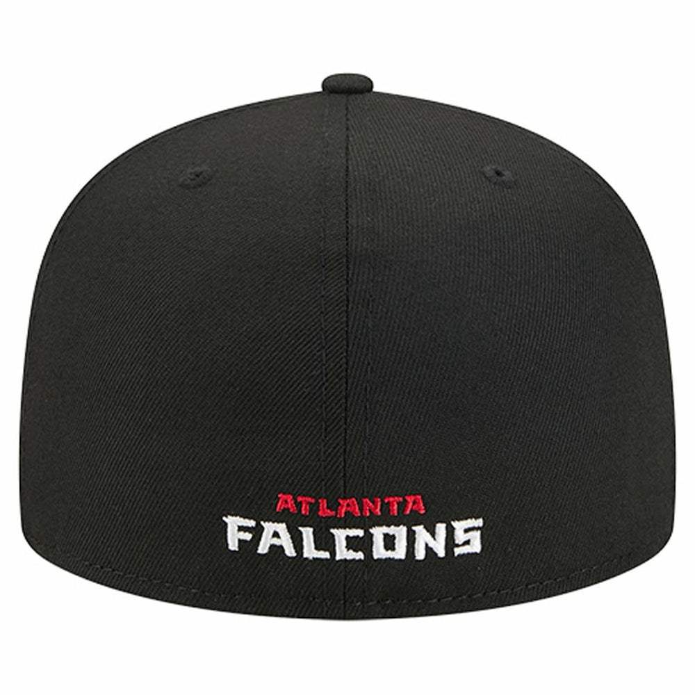 Atlanta Falcons New Era Overlap Wordmark 59FIFTY Fitted Hat