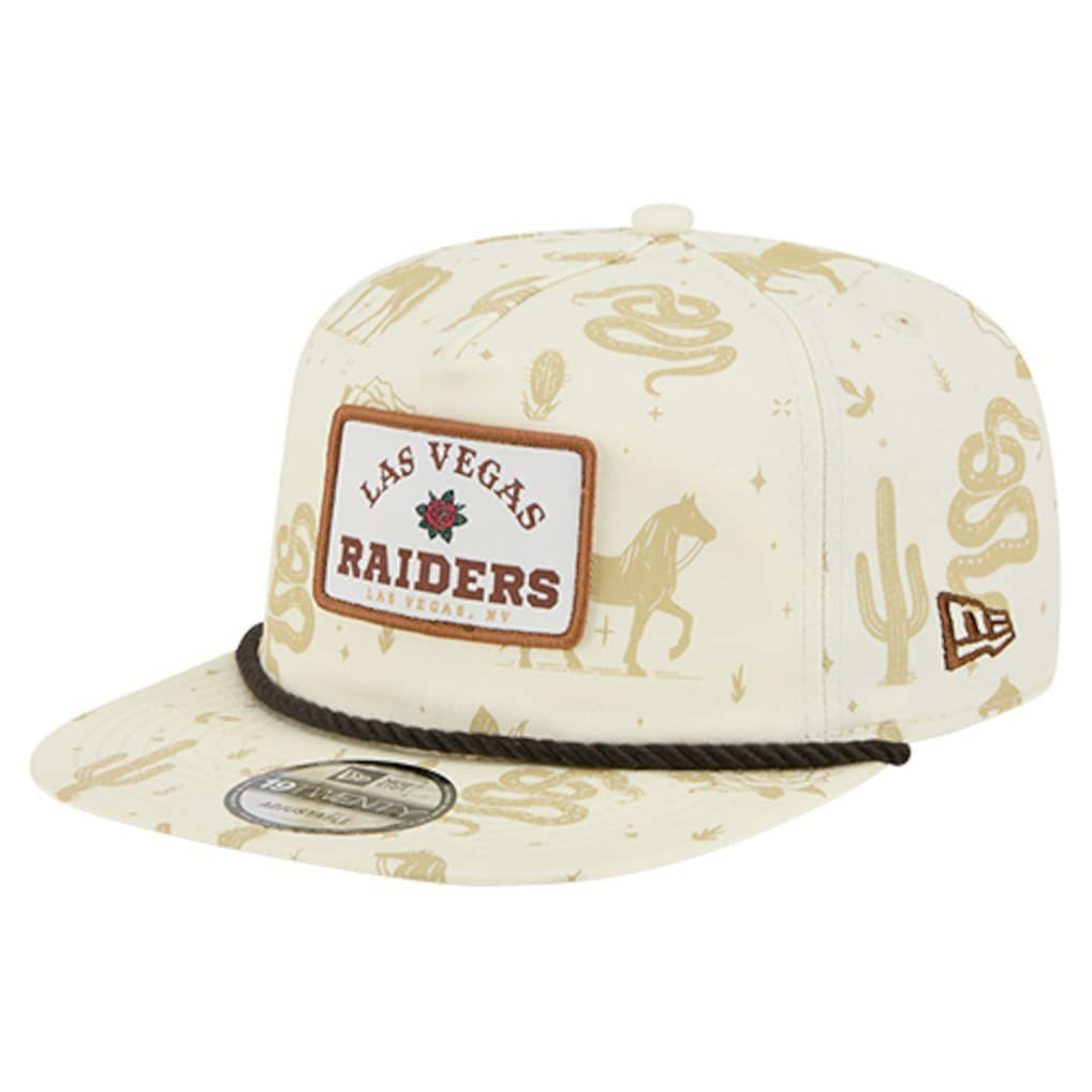 Las Vegas Raiders New Era Desert Rose 19TWENTY Adjustable Hat