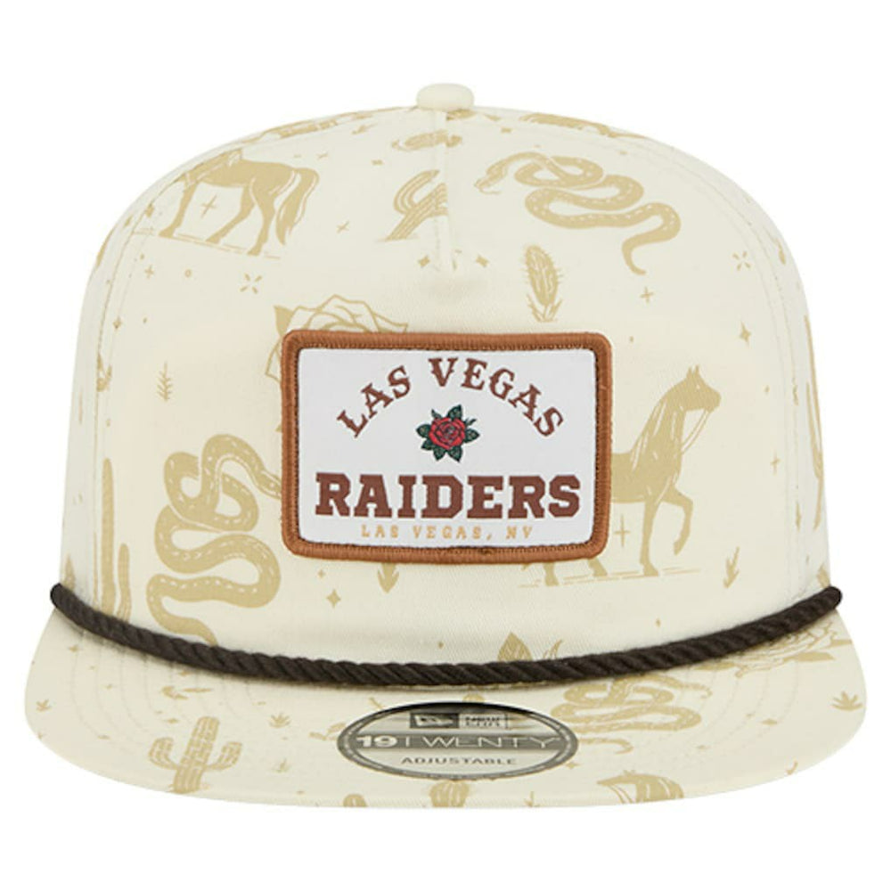 Las Vegas Raiders New Era Desert Rose 19TWENTY Adjustable Hat