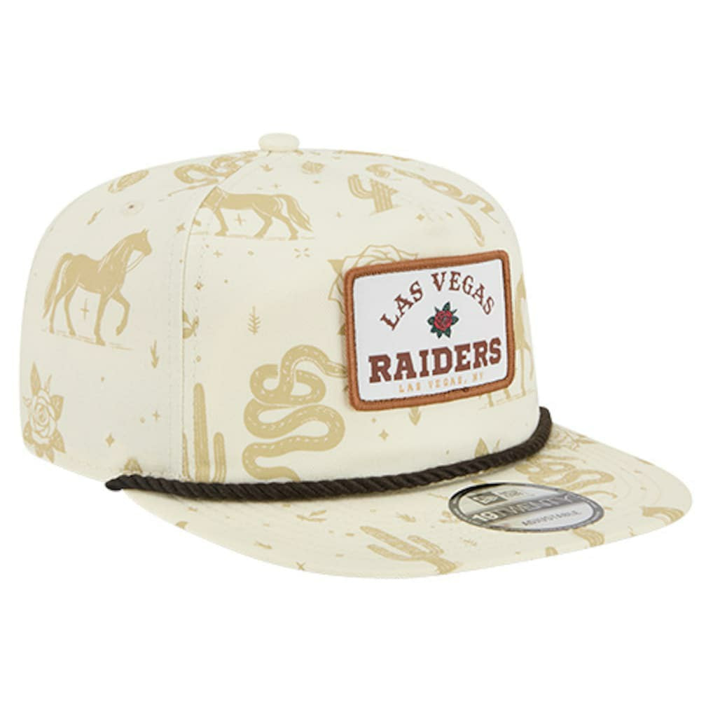 Las Vegas Raiders New Era Desert Rose 19TWENTY Adjustable Hat
