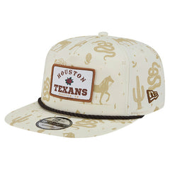 Houston Texans New Era Desert Rose 19TWENTY Adjustable Hat
