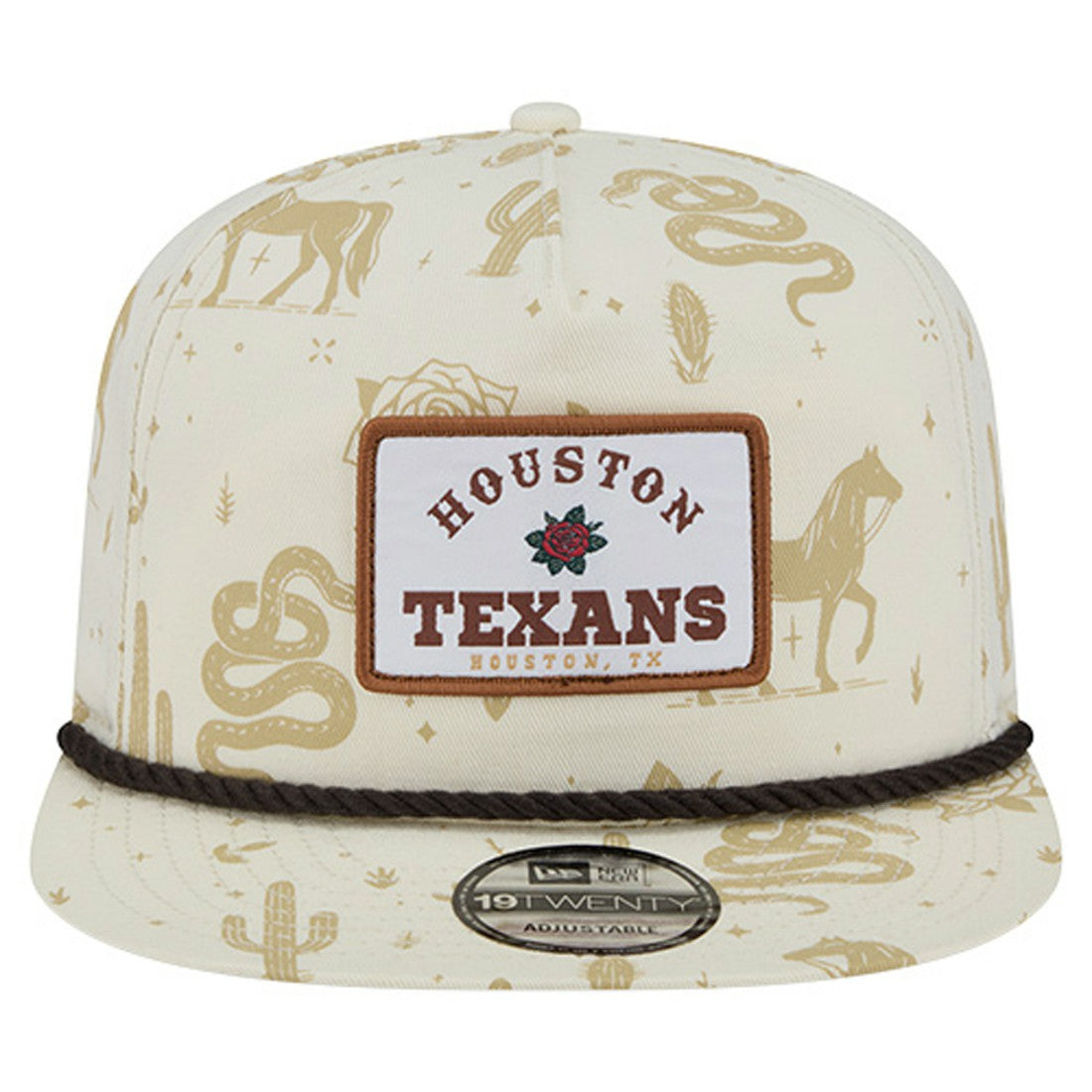 Houston Texans New Era Desert Rose 19TWENTY Adjustable Hat