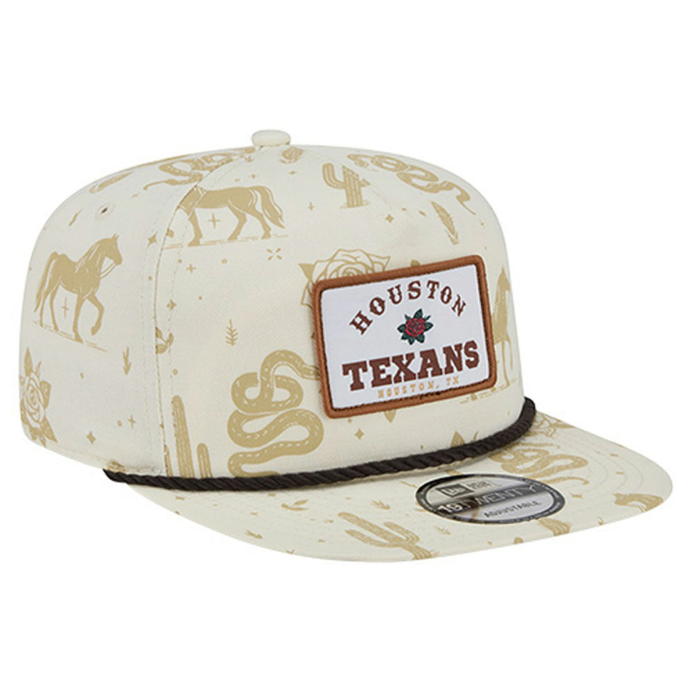 Houston Texans New Era Desert Rose 19TWENTY Adjustable Hat