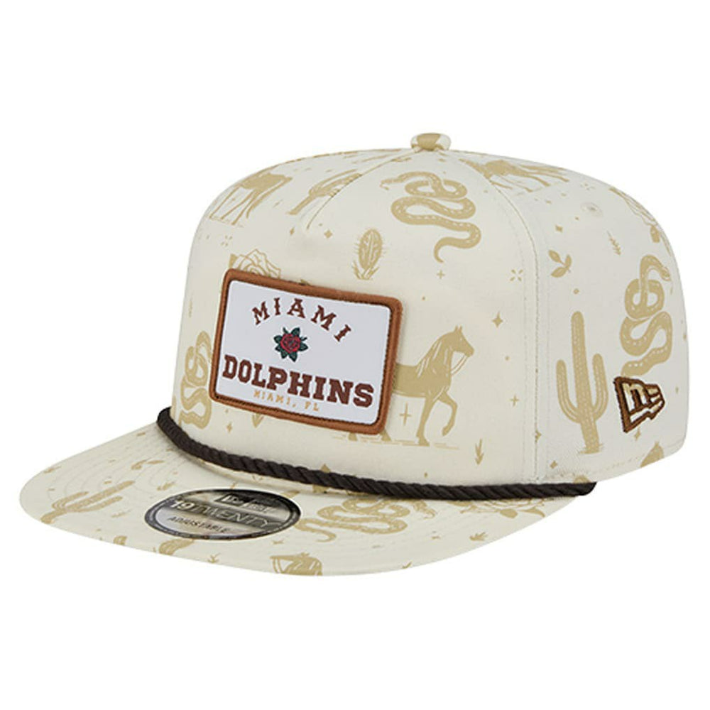 Miami Dolphins New Era Desert Rose 19TWENTY Adjustable Hat
