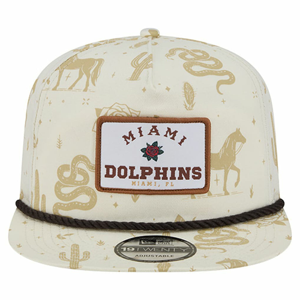 Miami Dolphins New Era Desert Rose 19TWENTY Adjustable Hat