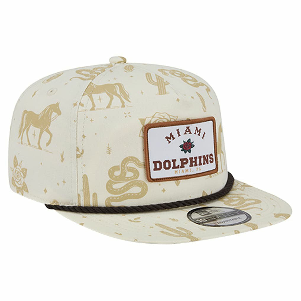 Miami Dolphins New Era Desert Rose 19TWENTY Adjustable Hat