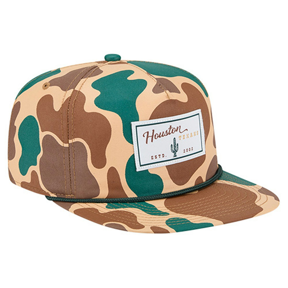 Houston Texans New Era Duck Rope 19TWENTY Snapback Hat