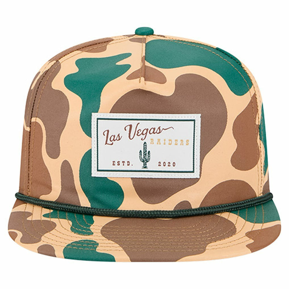Las Vegas Raiders New Era Duck Rope 19TWENTY Snapback Hat