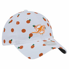 Miami Dolphins New Era Women's Fruit Pattern 9TWENTY Adjustable Hat
