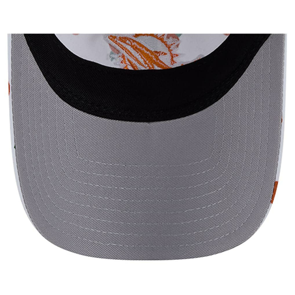 Miami Dolphins New Era Women's Fruit Pattern 9TWENTY Adjustable Hat