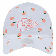 Kansas City Chiefs New Era Women's Fruit Pattern 9TWENTY Adjustable Hat
