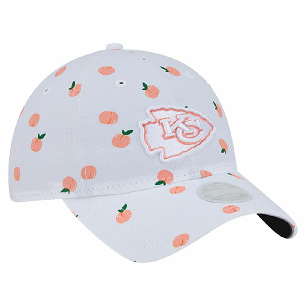 Kansas City Chiefs New Era Women's Fruit Pattern 9TWENTY Adjustable Hat
