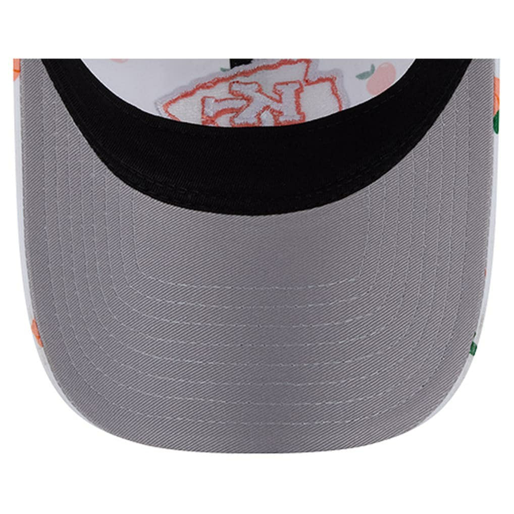 Kansas City Chiefs New Era Women's Fruit Pattern 9TWENTY Adjustable Hat
