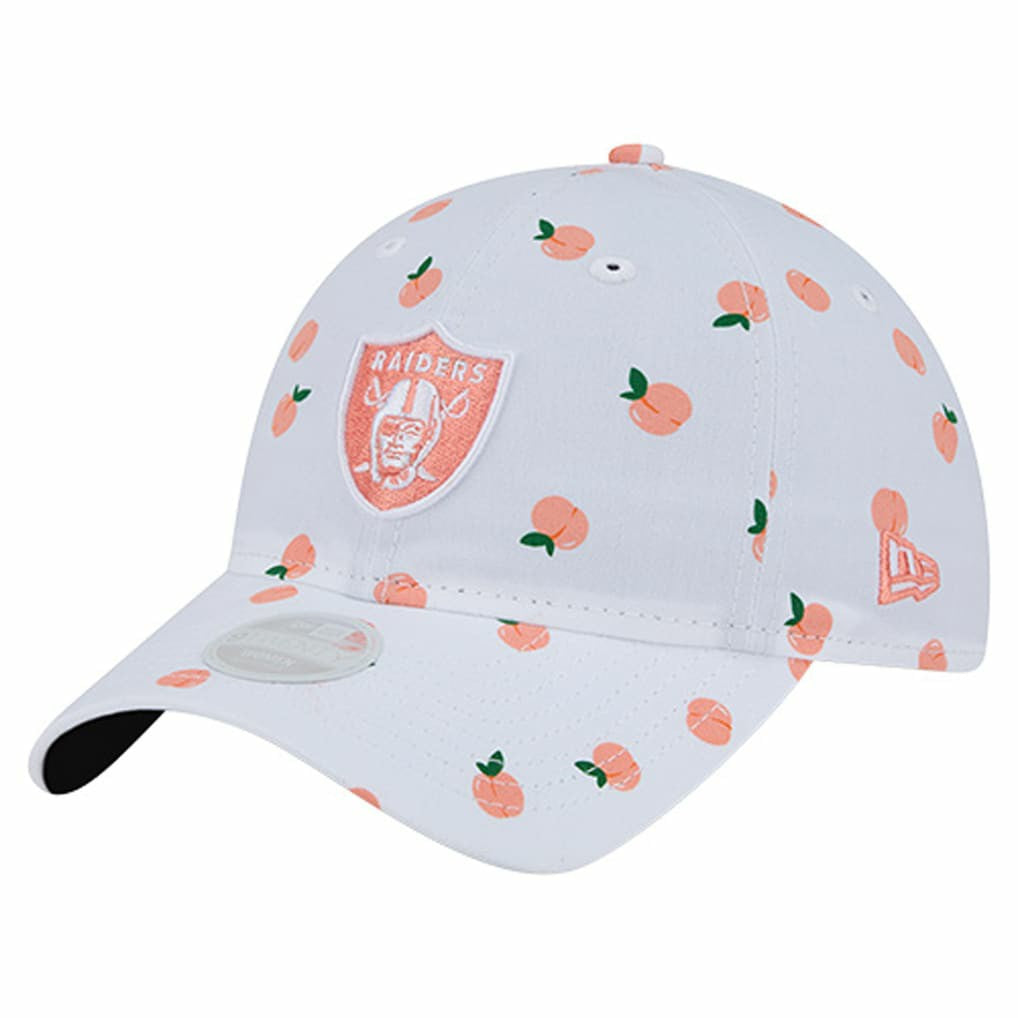 Las Vegas Raiders New Era Women's Fruit Pattern 9TWENTY Adjustable Hat