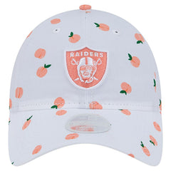 Las Vegas Raiders New Era Women's Fruit Pattern 9TWENTY Adjustable Hat