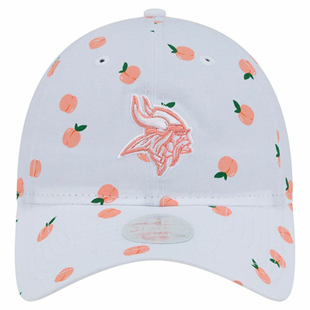 Minnesota Vikings New Era Women's Fruit Pattern 9TWENTY Adjustable Hat