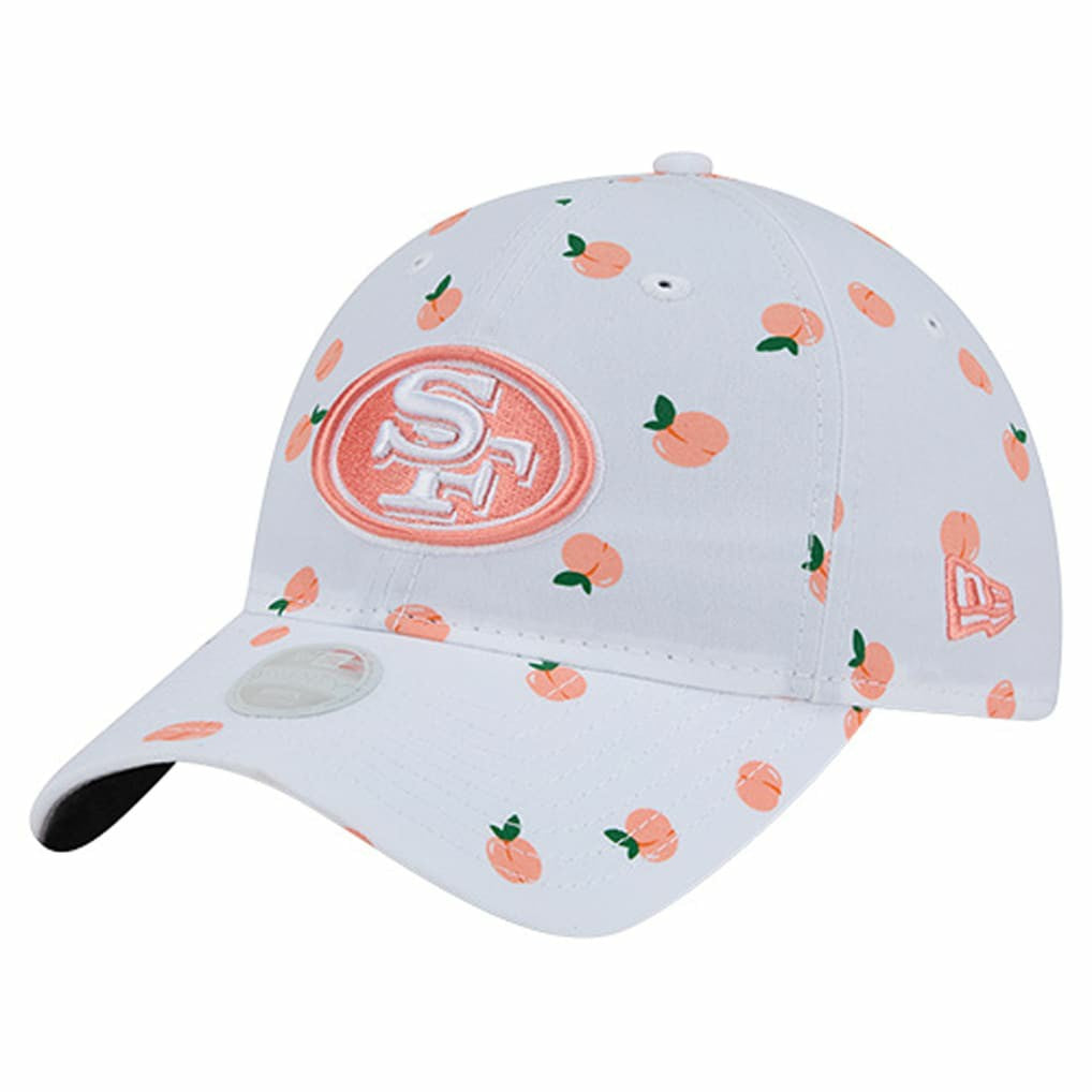 San Francisco 49ers New Era Women's Fruit Pattern 9TWENTY Adjustable Hat