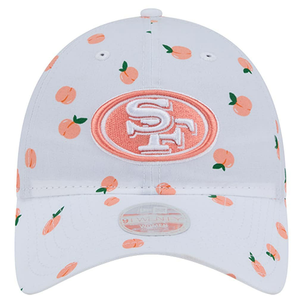 San Francisco 49ers New Era Women's Fruit Pattern 9TWENTY Adjustable Hat