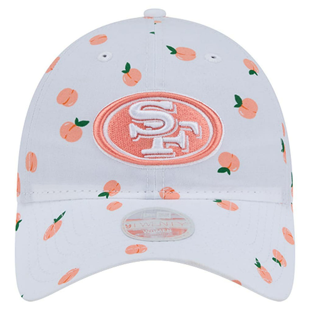 San Francisco 49ers New Era Women's Fruit Pattern 9TWENTY Adjustable Hat