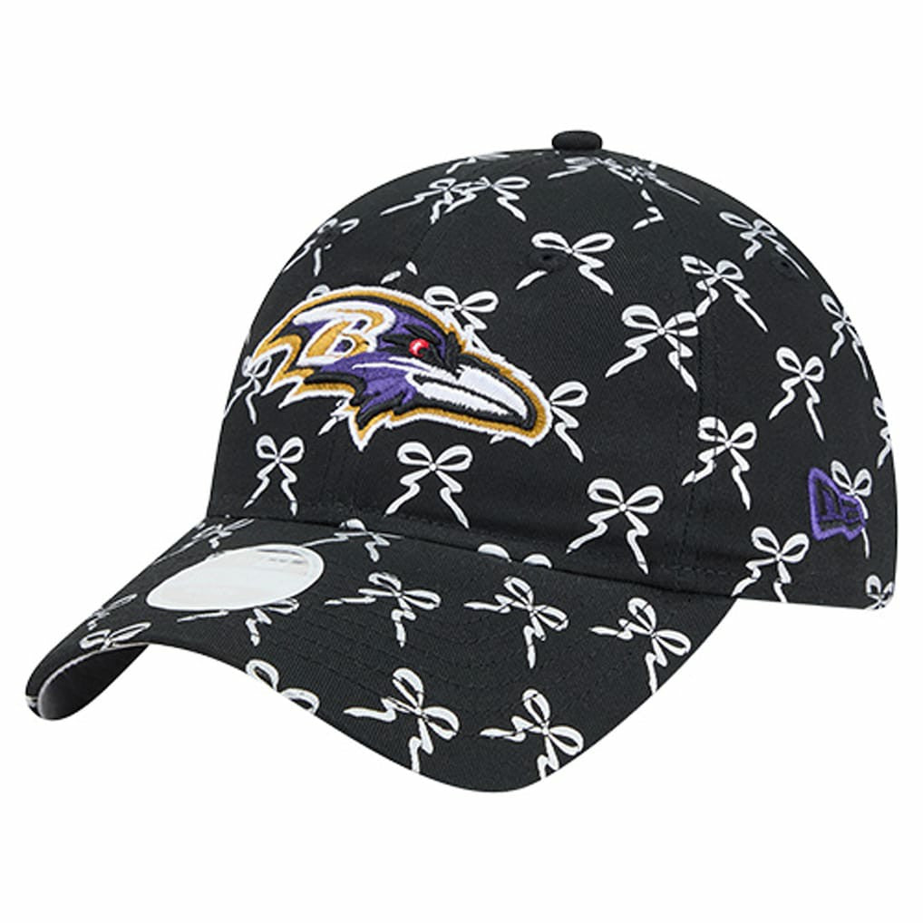 Baltimore Ravens New Era Women's Ribbon 9TWENTY Adjustable Hat